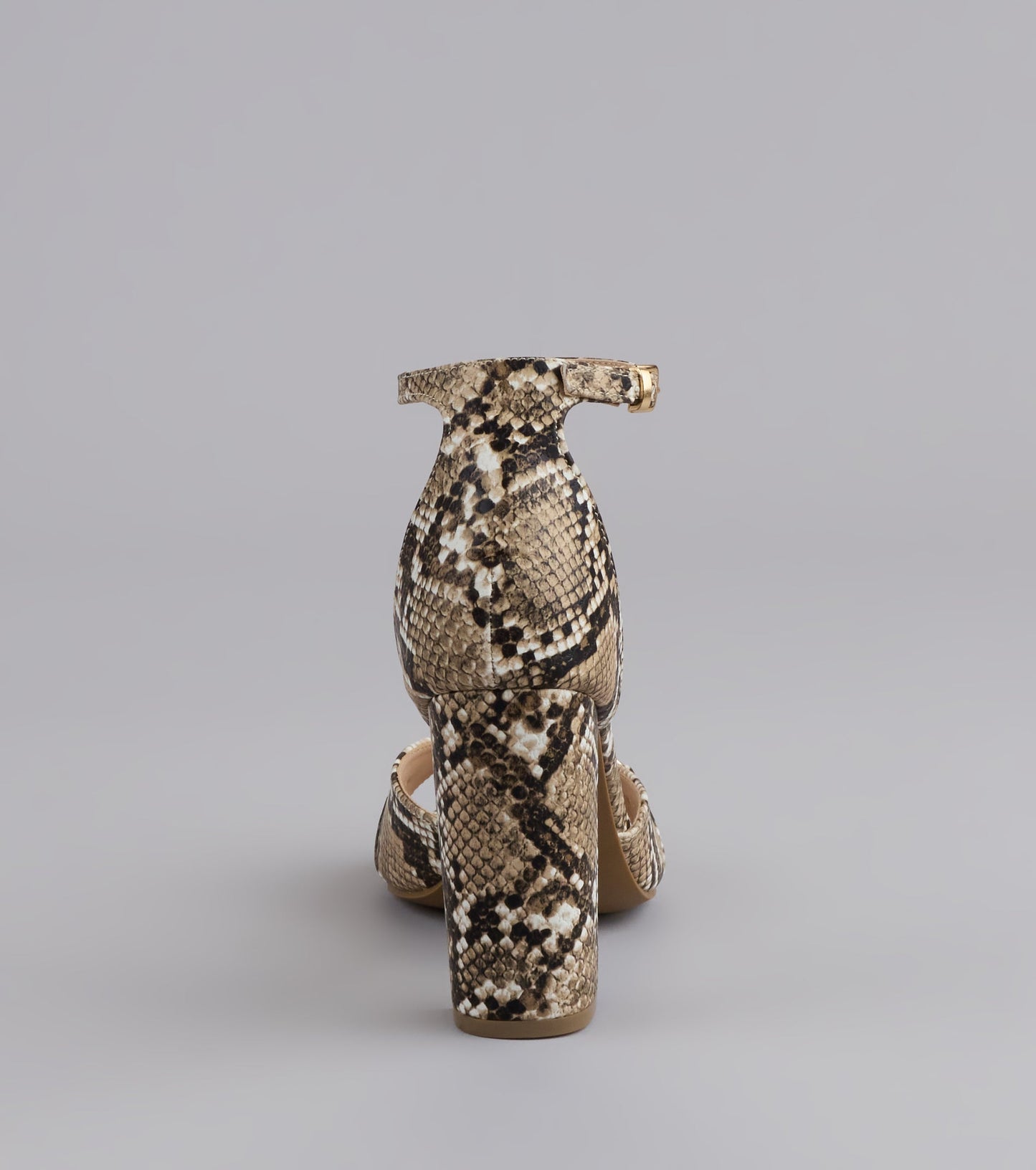Walk It Like You Slay It Snake Print Heels