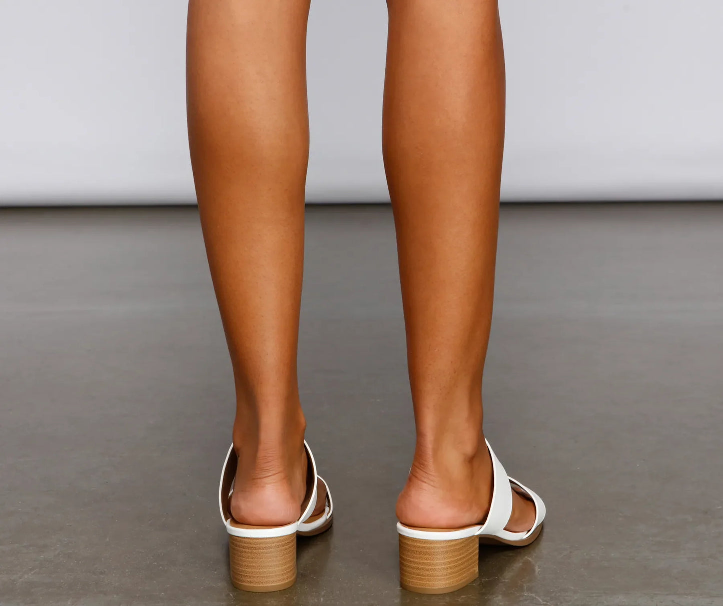 Stacked On Basics Wide Fit Mules