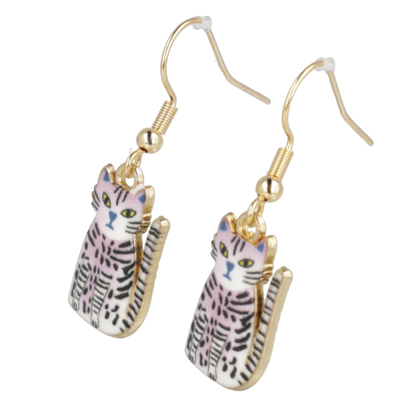 Pink Cheetah Earrings