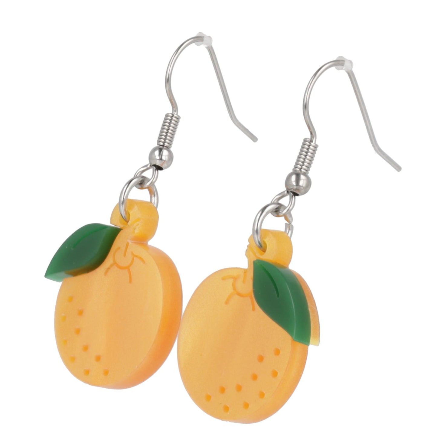 Peel The Love Orange Earrings