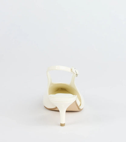 Lookin' Sleek Sling-Back Stiletto Pumps