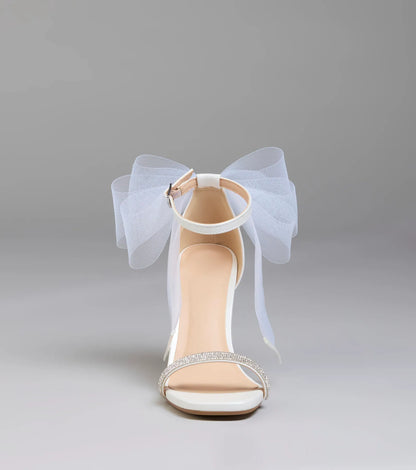 Tied With A Bow Stiletto Heels