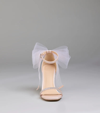 Tied With A Bow Stiletto Heels