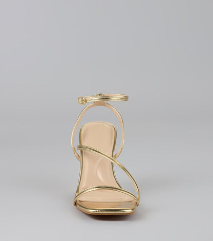 Afterparty RSVP Strappy Stiletto Heels