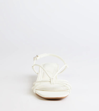 Tied Together Strappy Kitten Heels