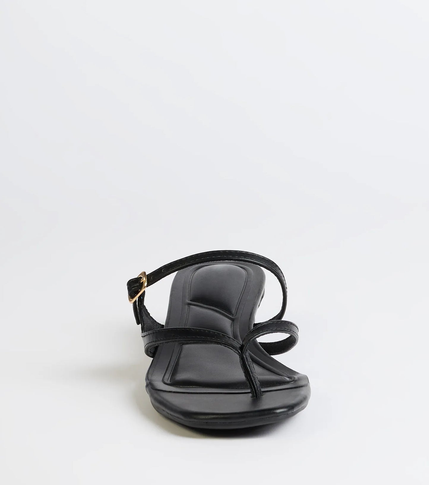 Chic Trend Thong Strap Kitten Heel Mules