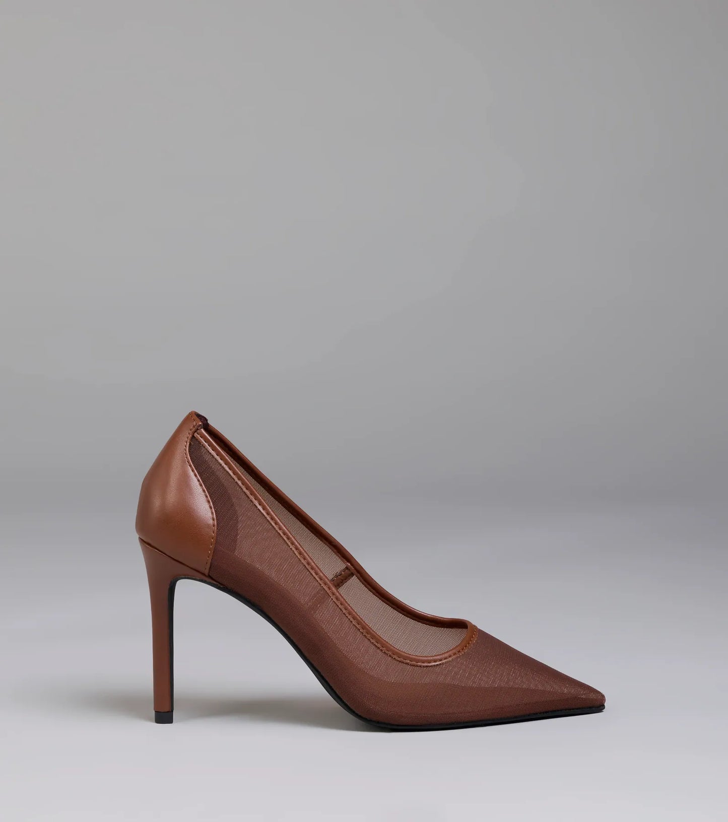 All Pretty Sheer Mesh Stiletto Pumps