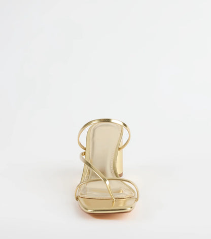 So Much Personality Strappy Block Heels