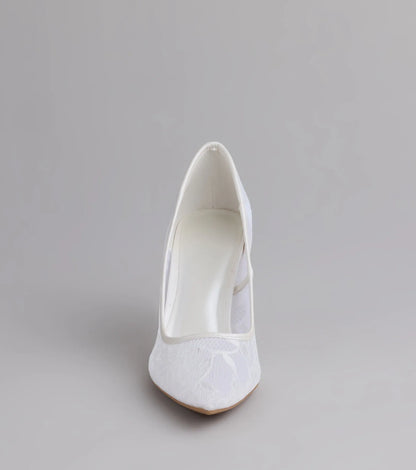 Romance Always Lace Stiletto Pumps