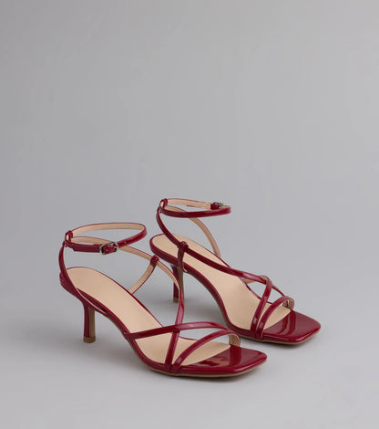 Simply Stunning Strappy Kitten Heels