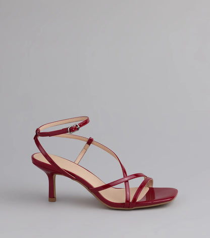 Simply Stunning Strappy Kitten Heels