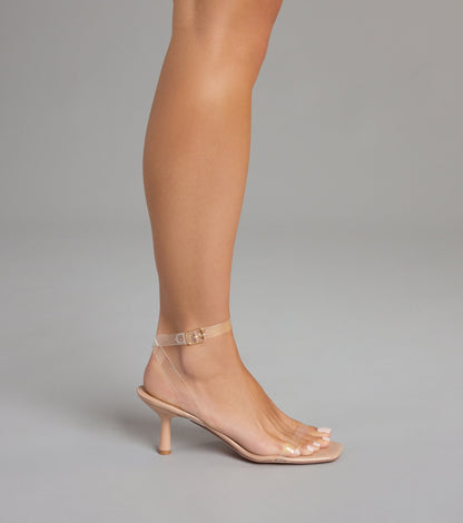 Strut Factor Patent Stiletto Kitten Heels