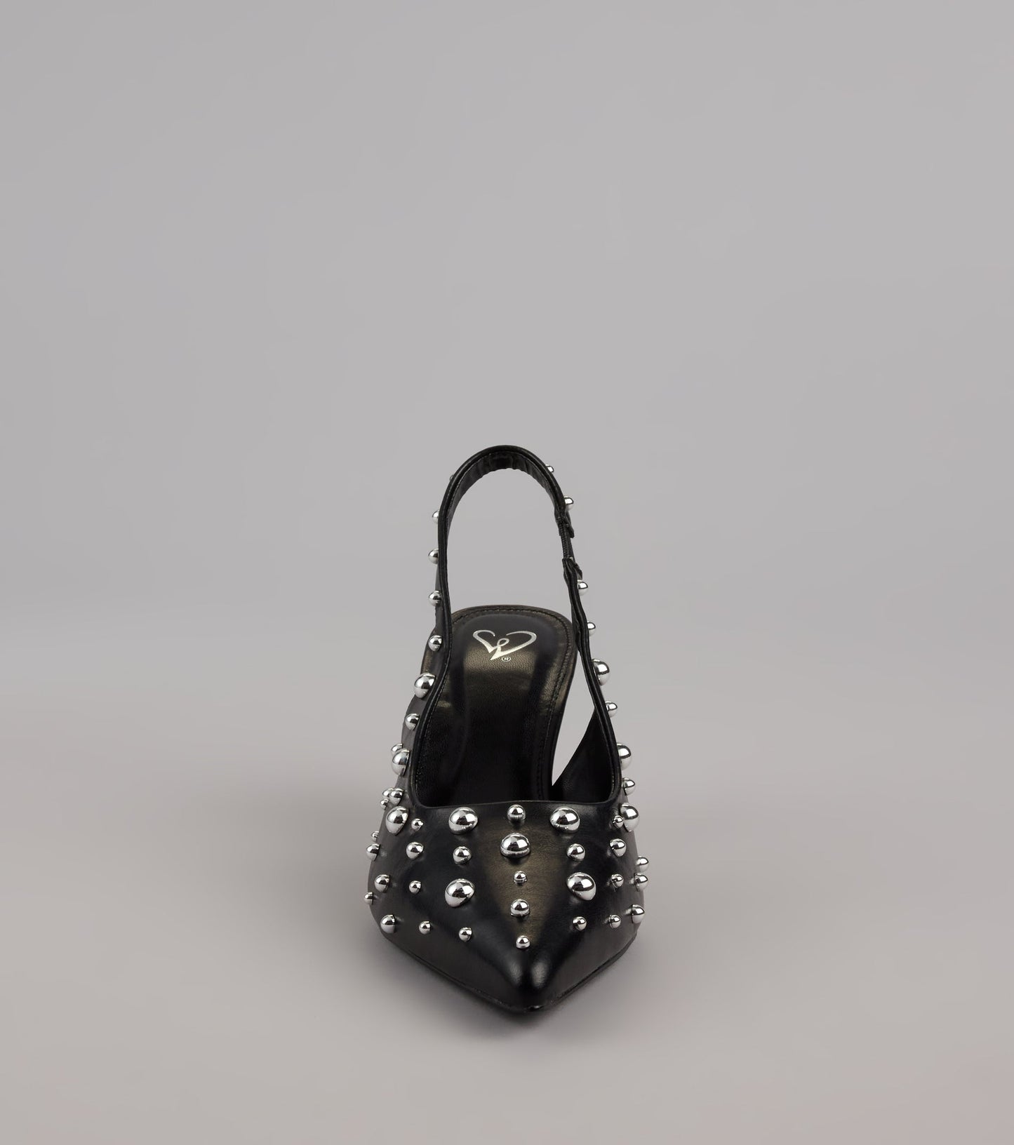 Edge Play Studded Slingback Pumps