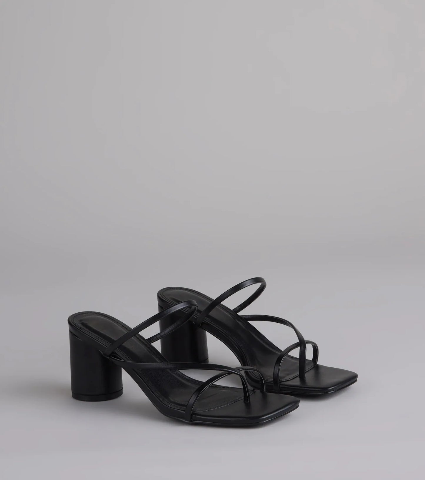 So Much Personality Strappy Block Heels