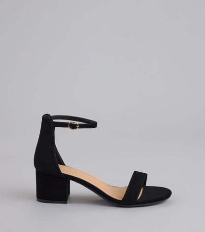 Effortlessly Everything Short Block Heels