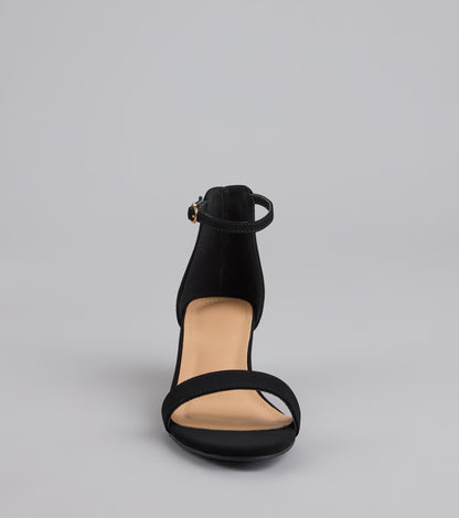 Effortlessly Everything Short Block Heels
