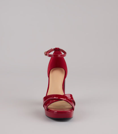 Weekend Glam Platform Block Heels