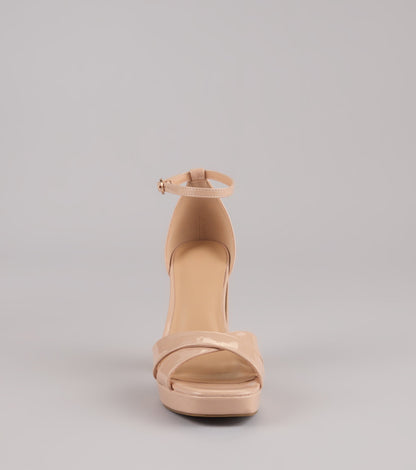 Weekend Glam Platform Block Heels