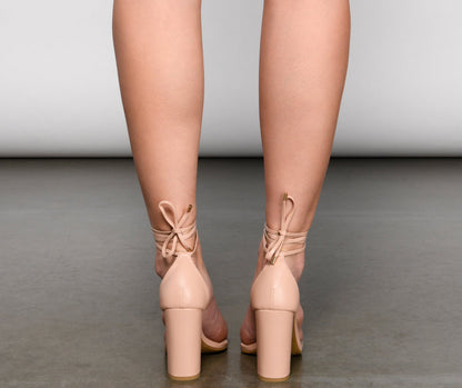 The Watchlist Faux Leather PVC Heels