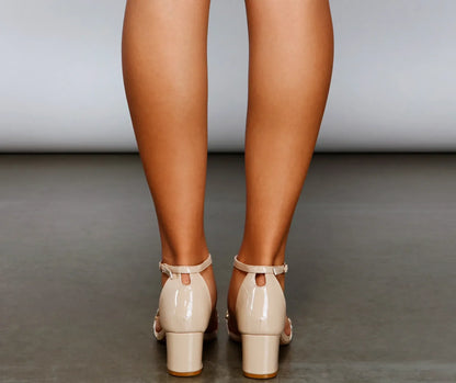 Get Low Chained Low Block Heels