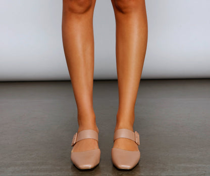 Classy Gal Closed Toe Block Pumps