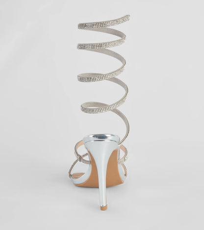 Fancy Feet Spiral Stiletto Heels