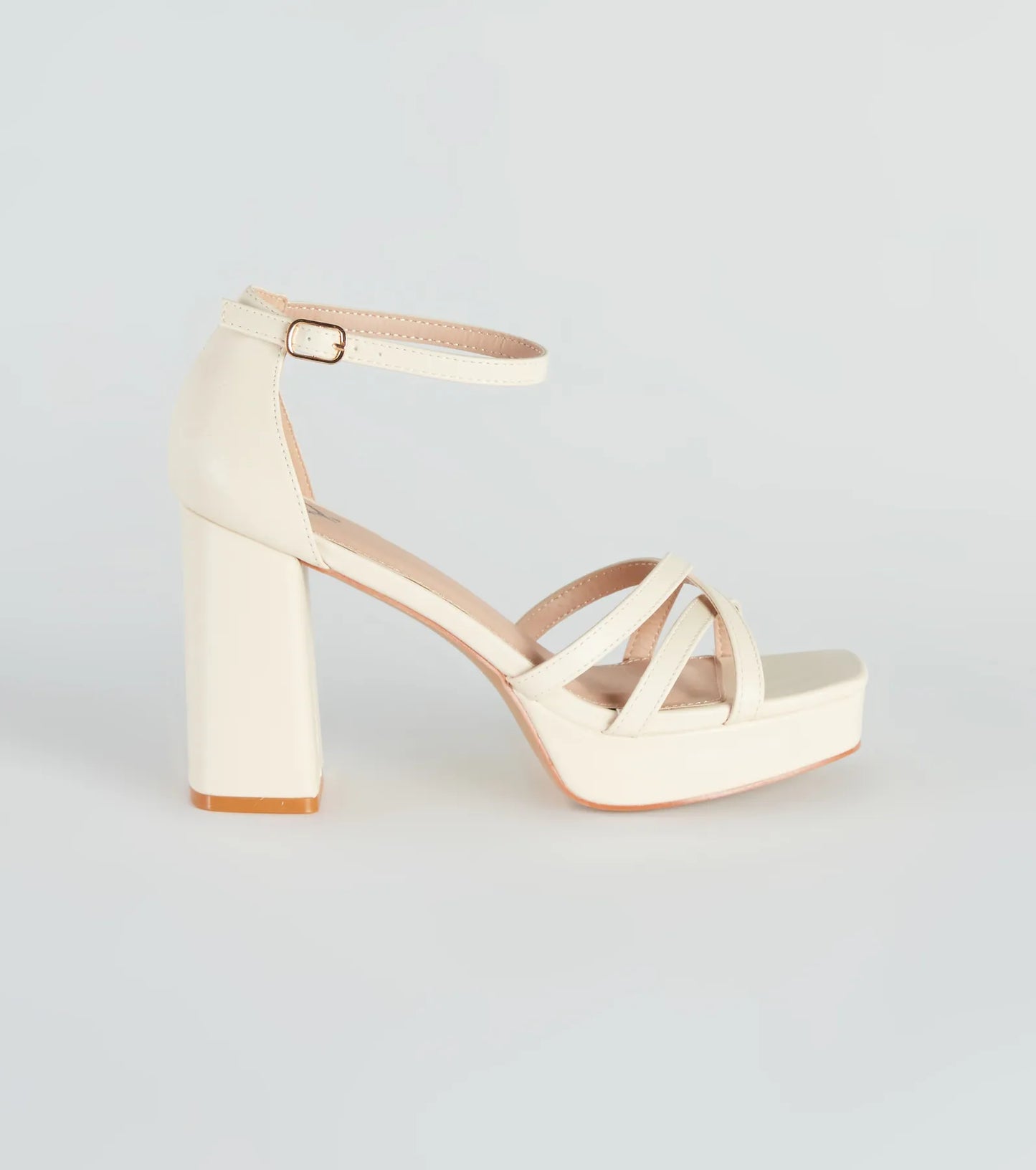 Trendy Essential Caged Platform Heels