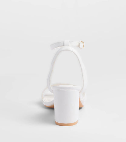 Step Into Chic Strappy Block Heels