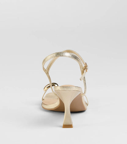 Fabulous Strut Strappy Kitten Heels