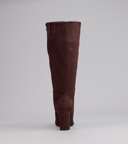 Fall For Me Wide Calf Knee-High Boots