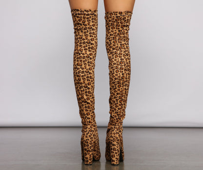 Feline Fierce Over the Knee Boots