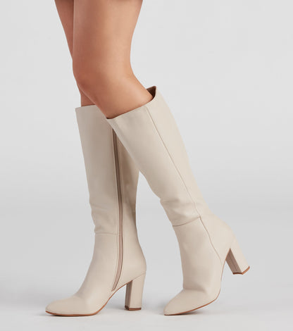 Babe In Pointed Toe Boots