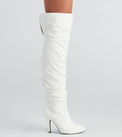 Work It Girl Over-The-Knee Boots