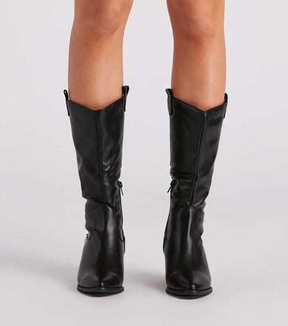 On A Western Kick Cowboy Boots