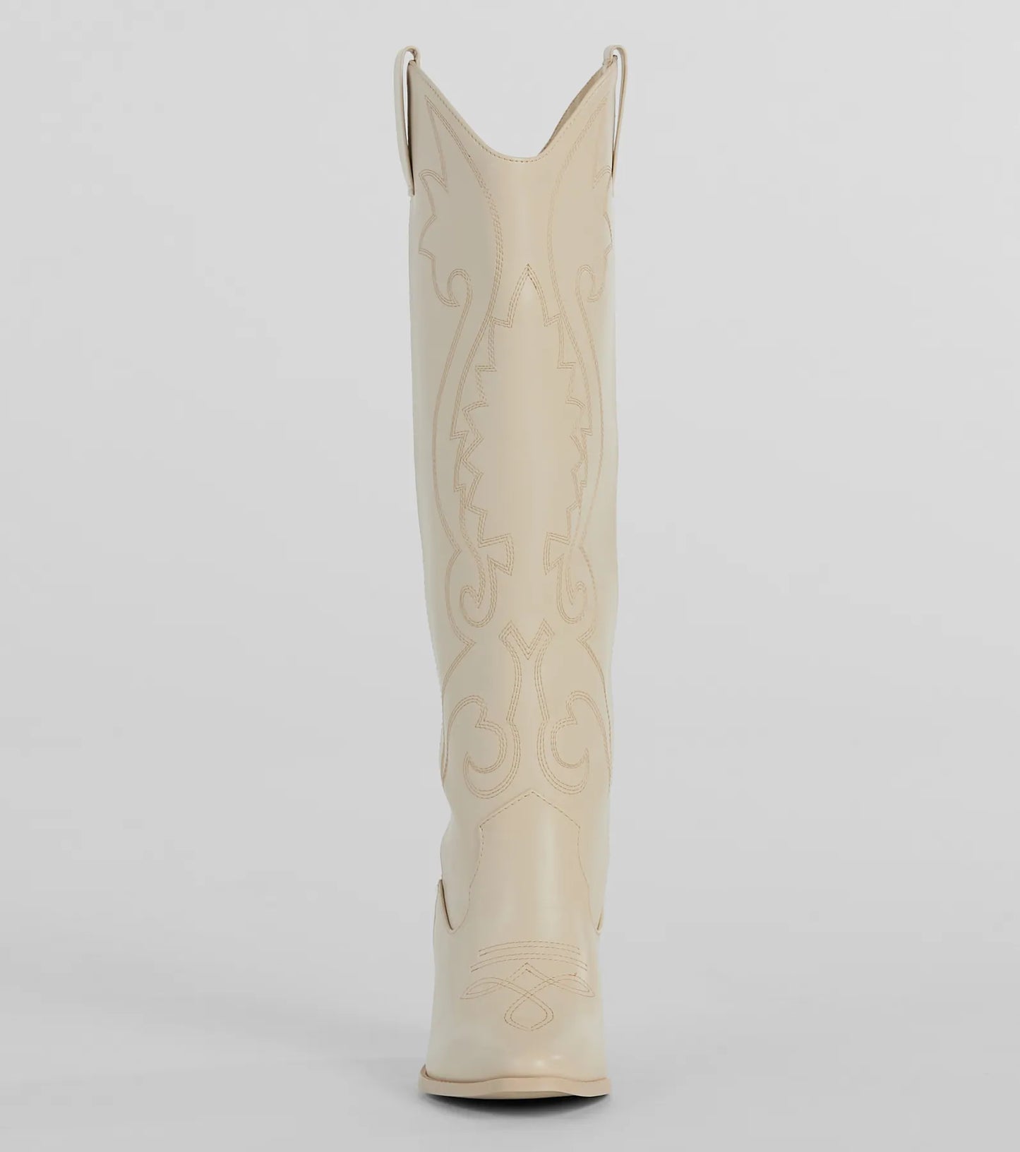 Cutest In The West Faux Leather Cowboy Boots
