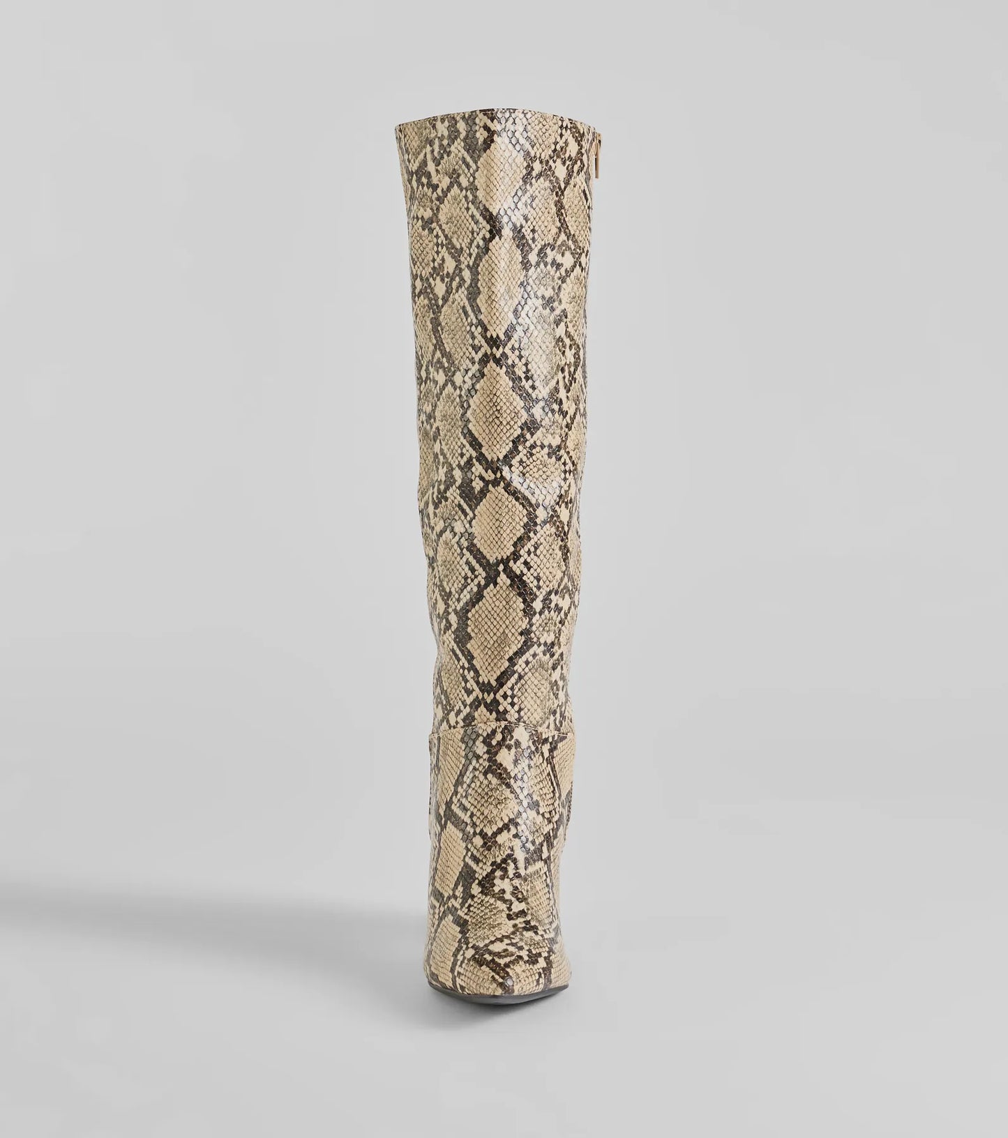 Sassy Slither Under-The-Knee Snake Boots