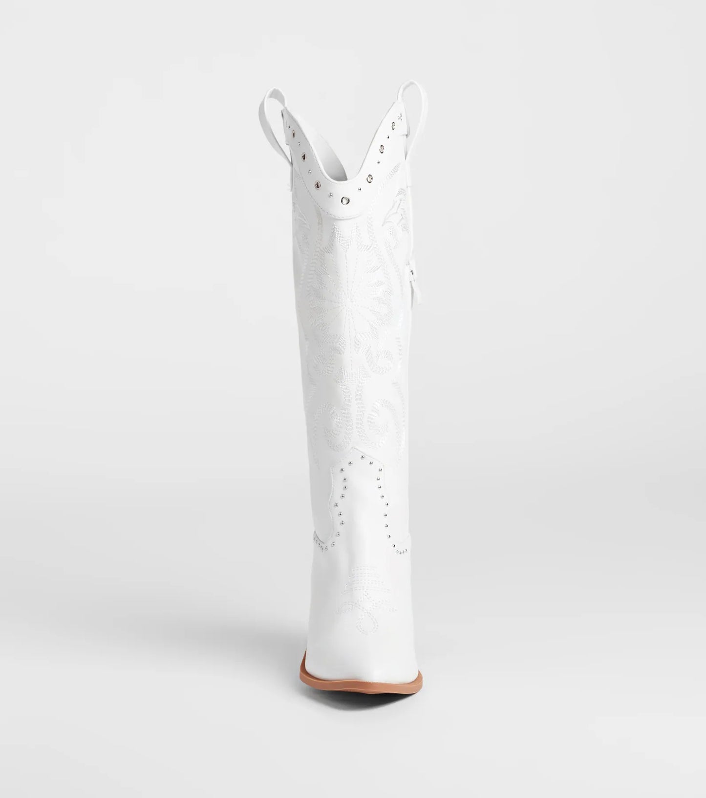Edgy Western Vibe Studded Cowboy Boots