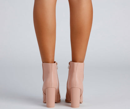 Favorite Kicks Pointed Toe Booties