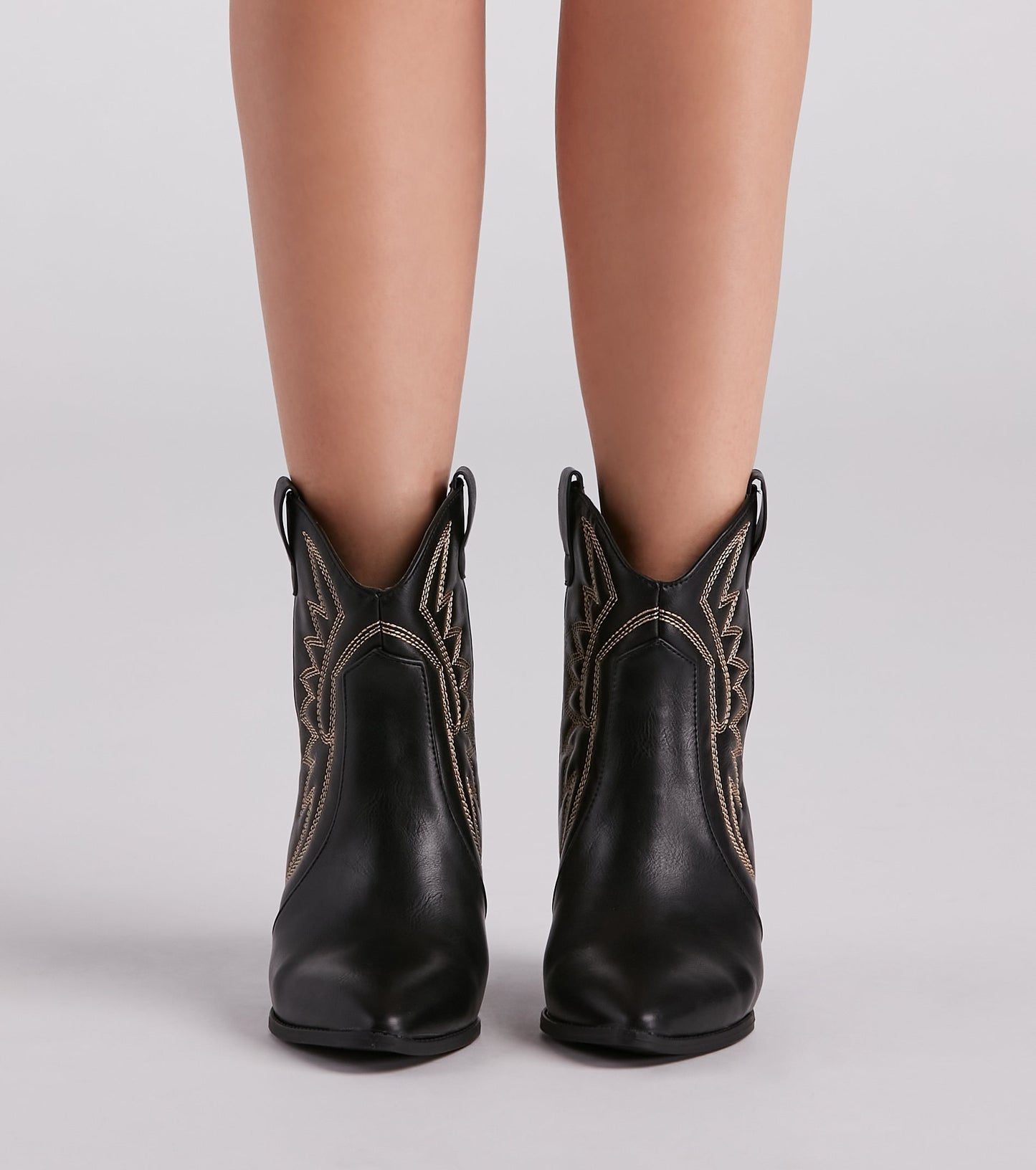 Country Style Cowboy Booties
