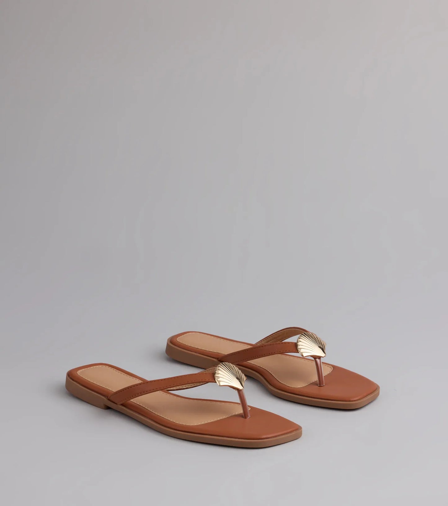 Golden Hour Seashell Sandals