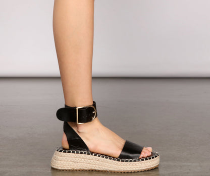 Let’s Getaway Espadrille Platform Sandals
