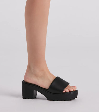 Total Trendsetter Chunky Platform Sandals