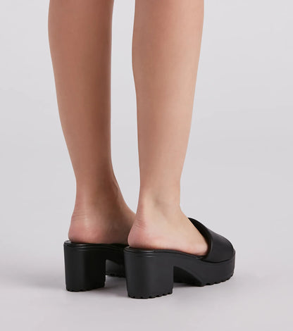 Total Trendsetter Chunky Platform Sandals