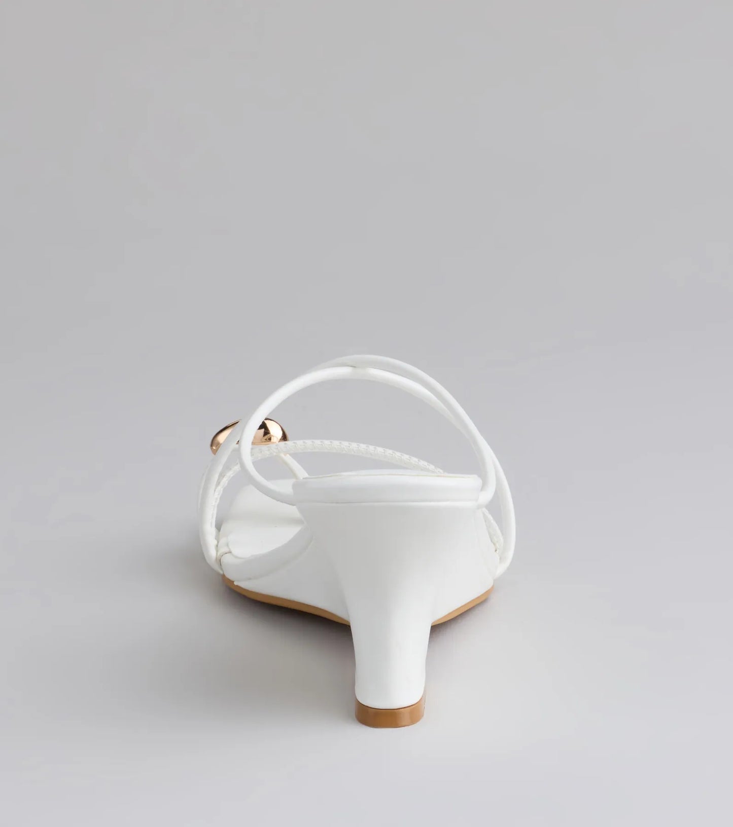 Refined And Classy Toe Ring Strappy Wedges