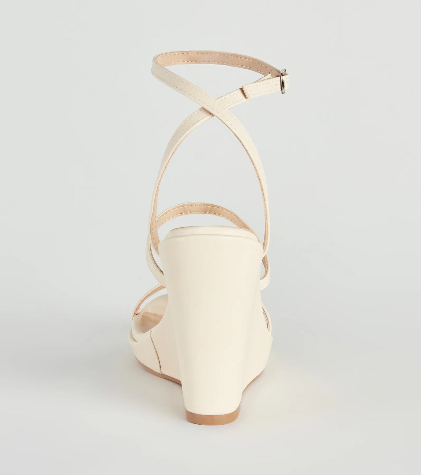 In The Sun Strappy Platform Wedges