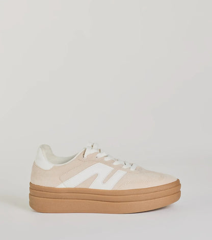 Instant Fave Faux Suede Platform Sneakers