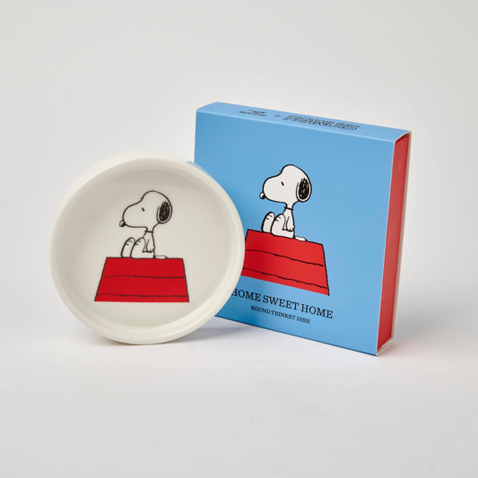 Peanuts Round Shaped Trinket Dish - Home Sweet Home