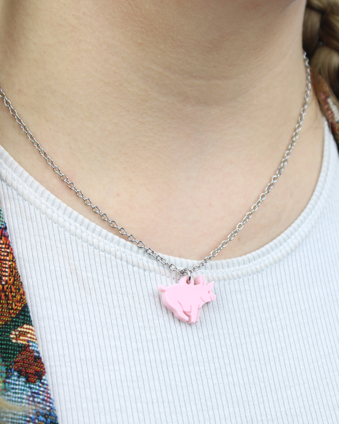 Piggy In The Middle Necklace