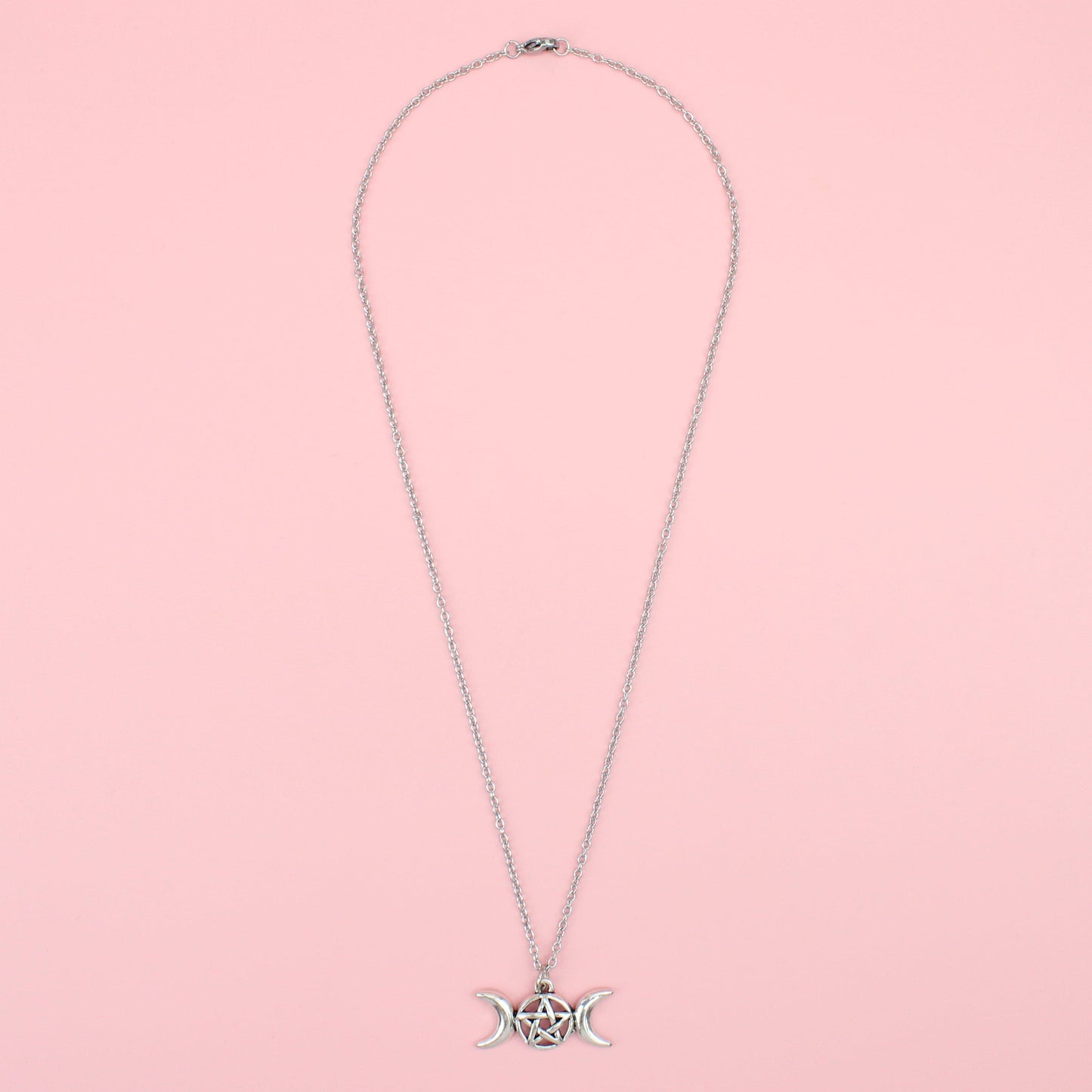 Pentagram & Moon Necklace