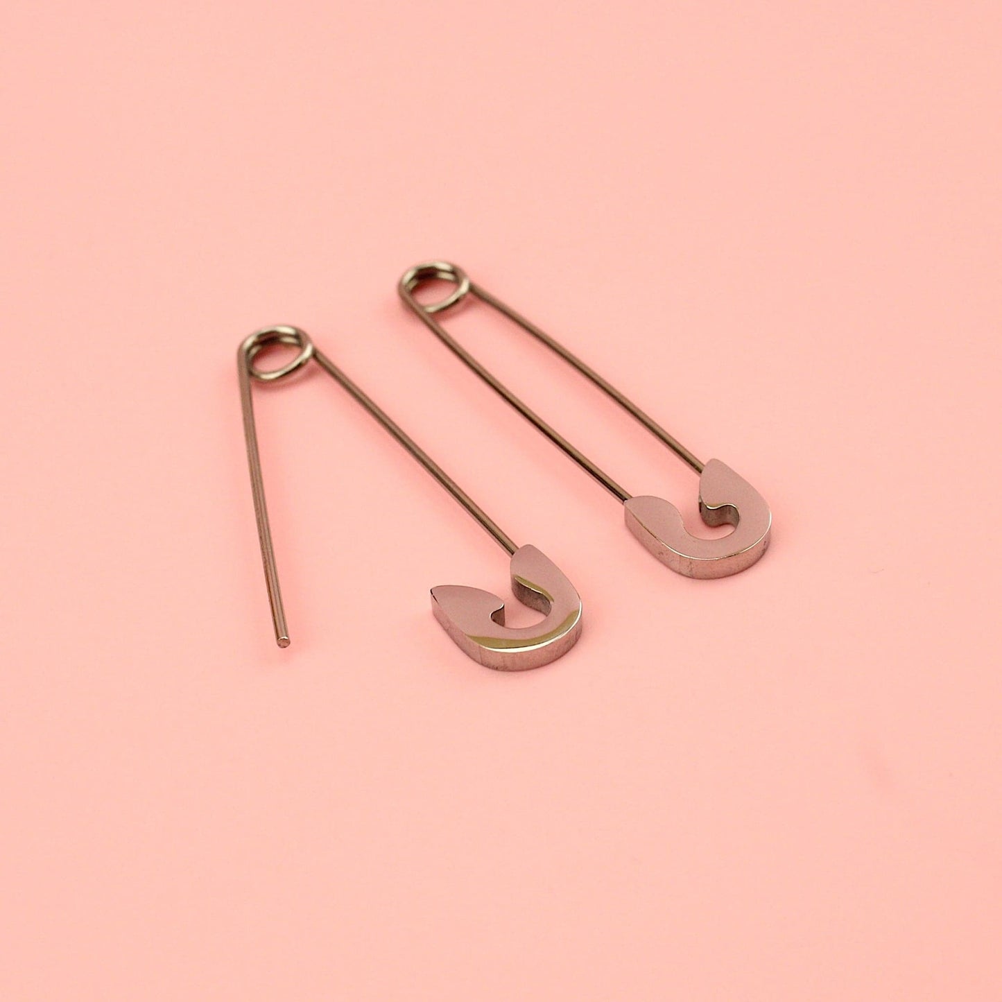 Pin it to Win it Safety Pin Earrings